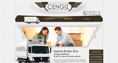 Desktop Screenshot of cengiznakliye.com